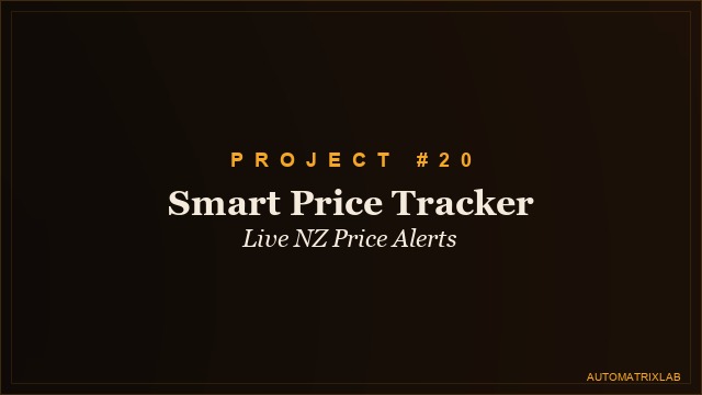 Smart Price Tracker for NZ Shoppers