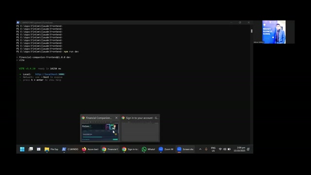 Azure FinCom App — Financial Communication Platform