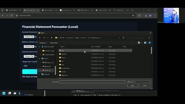AI Financial Modelling App — Automated Forecasts to 2035