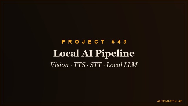 Local AI Pipeline — Full LLM Stack on RTX 4090