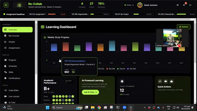 AI Education Platform — Dual-AI Context-Aware System