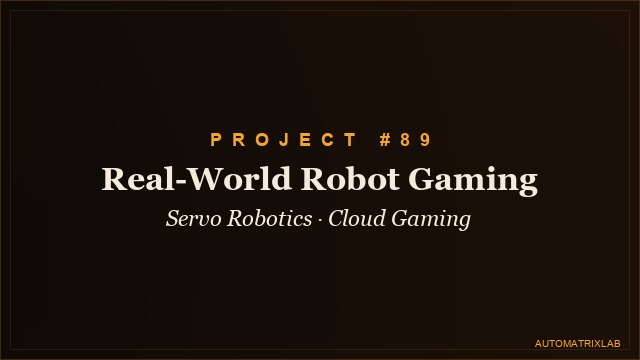 Real-World Robot Gaming — From Screens to Streets